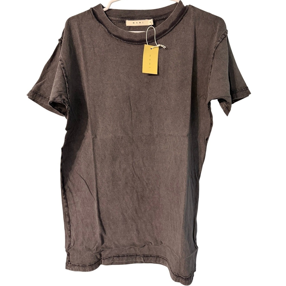 mnml Vintage Inside Out Tee Vintage Black XS M2019-T568-VBK-1 Streetwear Shirt